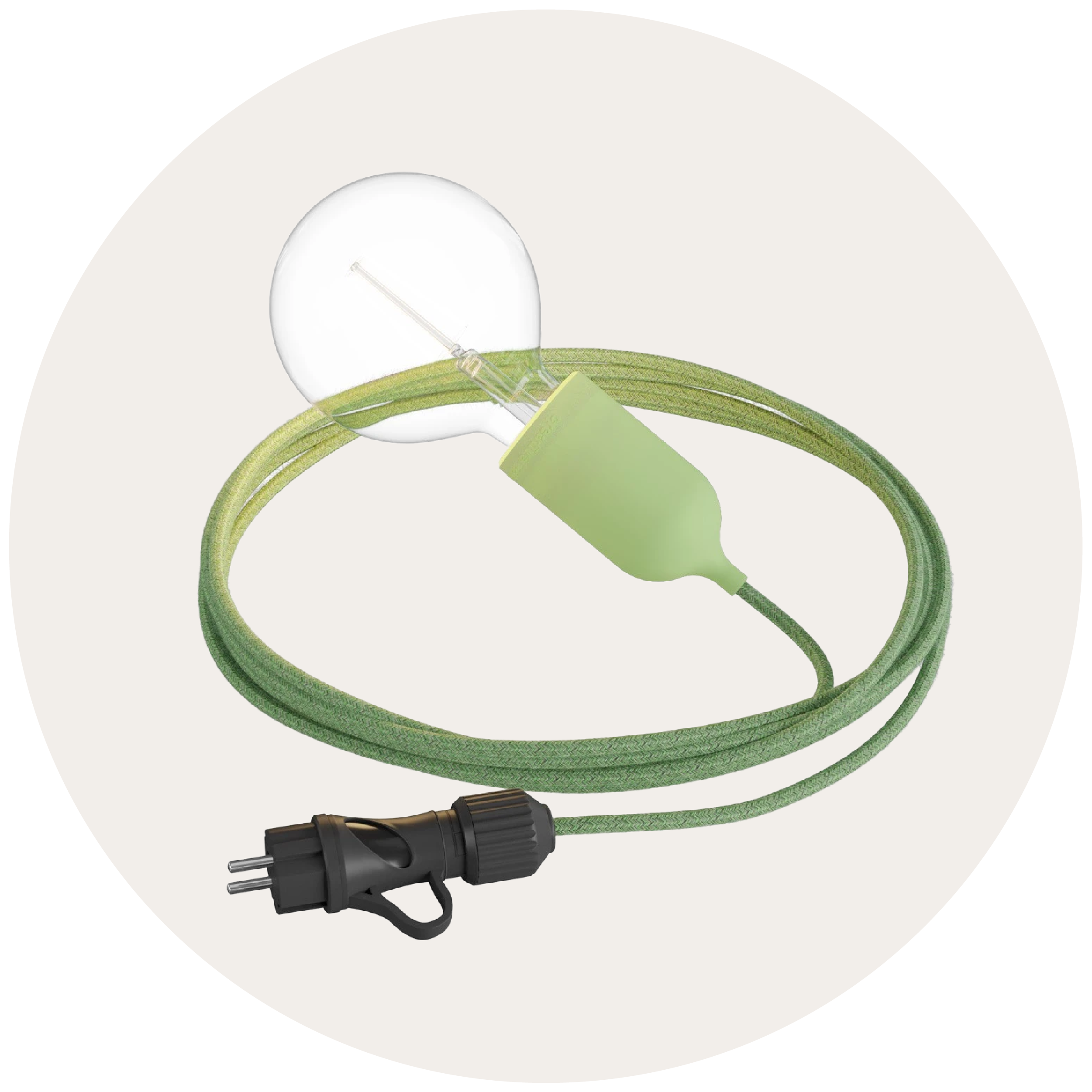 Lampor med stickkontakt för utomhusbruk