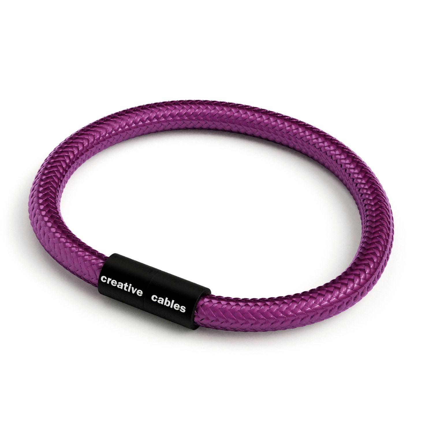 Armband av textilkabel med magnetlås - RM35 Ultraviolett