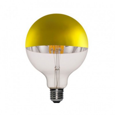 Globo G125 Guld Halvsfär LED-lampa 7W E27 Dimbar 2700K