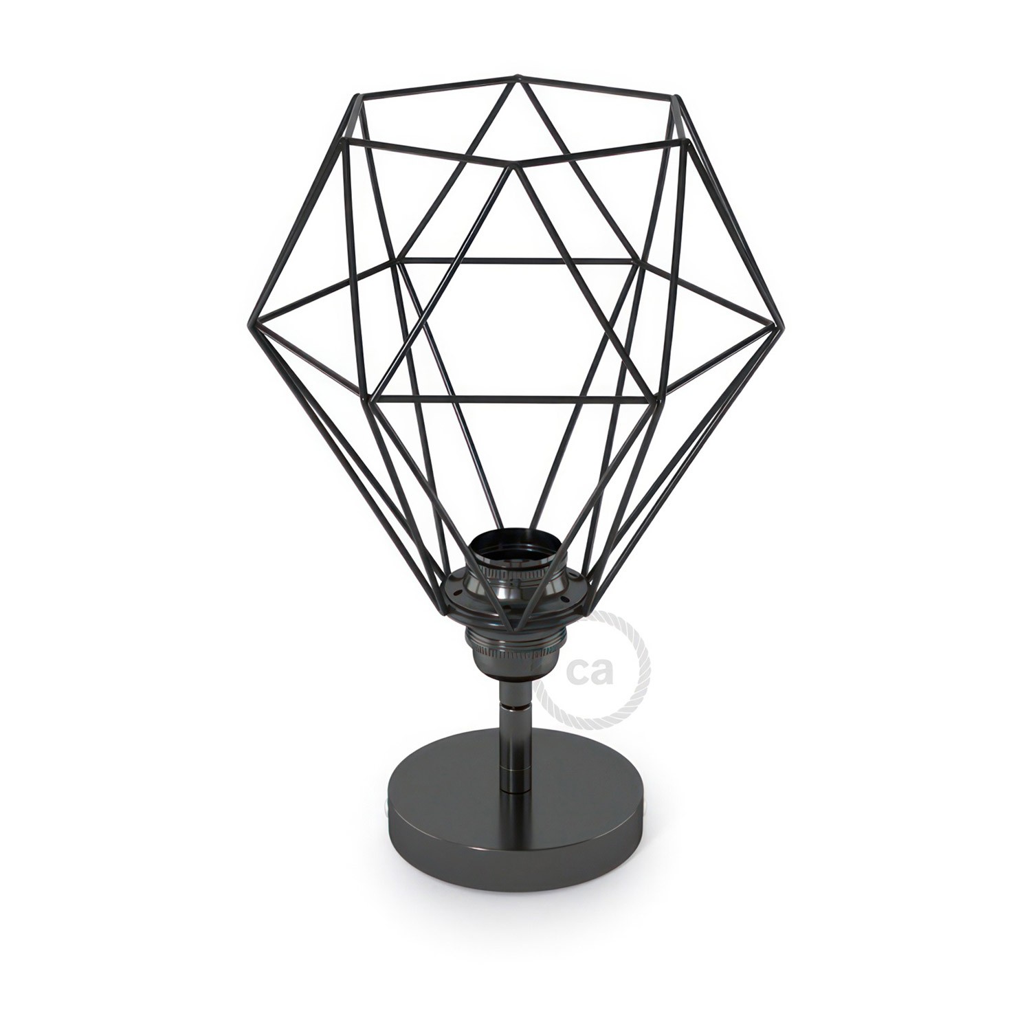 Fermaluce Metal 90° med Diamond lampskärm, justerbar vägglampa i metall