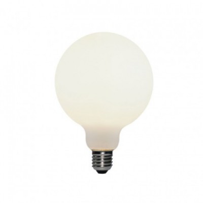 G125 LED-lampa med porslinsaktig yta G95 6W E27 dimbar 2700K