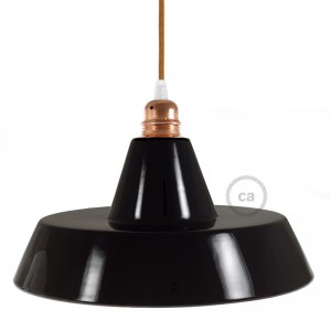 Industriell lampskärm i keramik för upphängning - Tillverkad i Italien