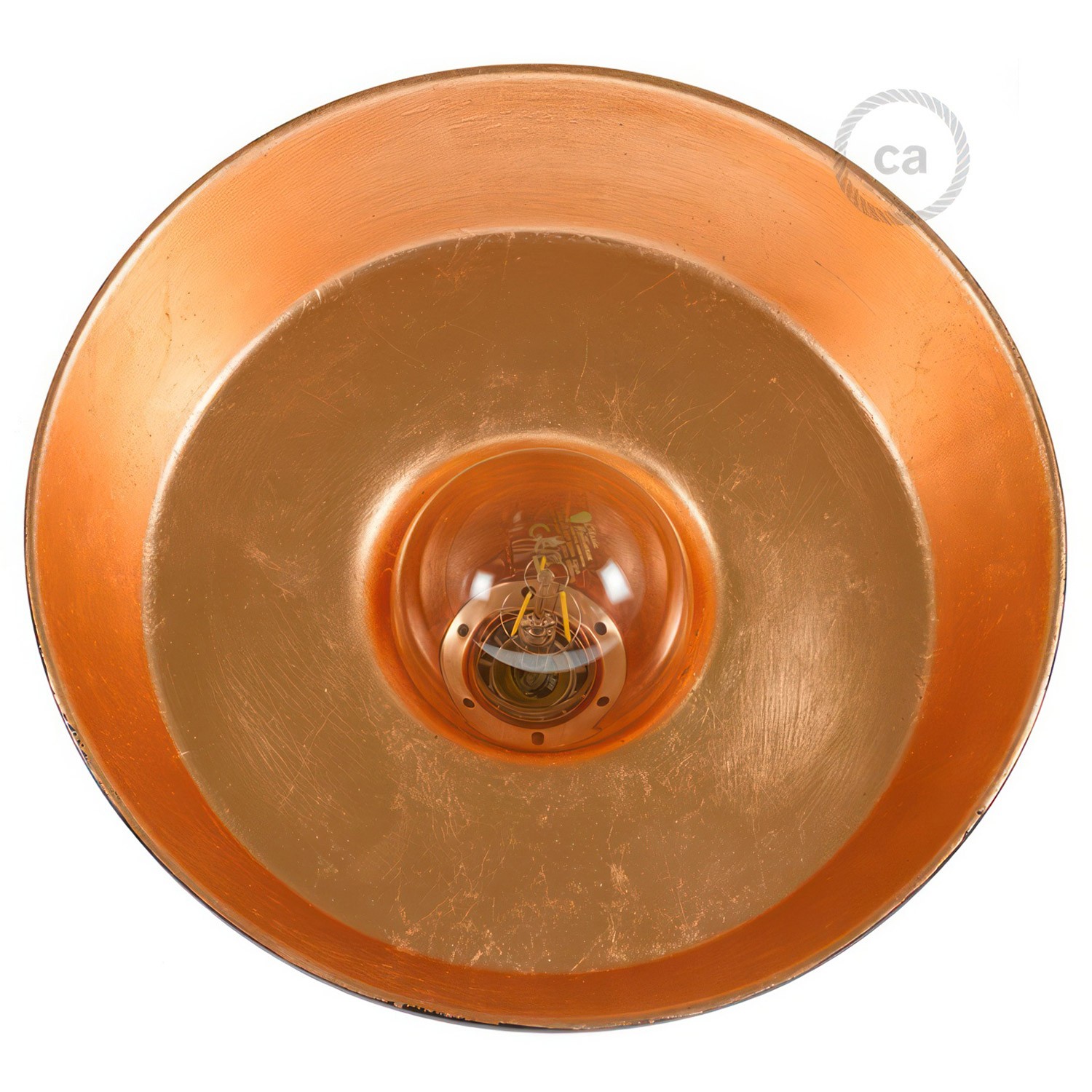 Industriell lampskärm i keramik för upphängning - Tillverkad i Italien