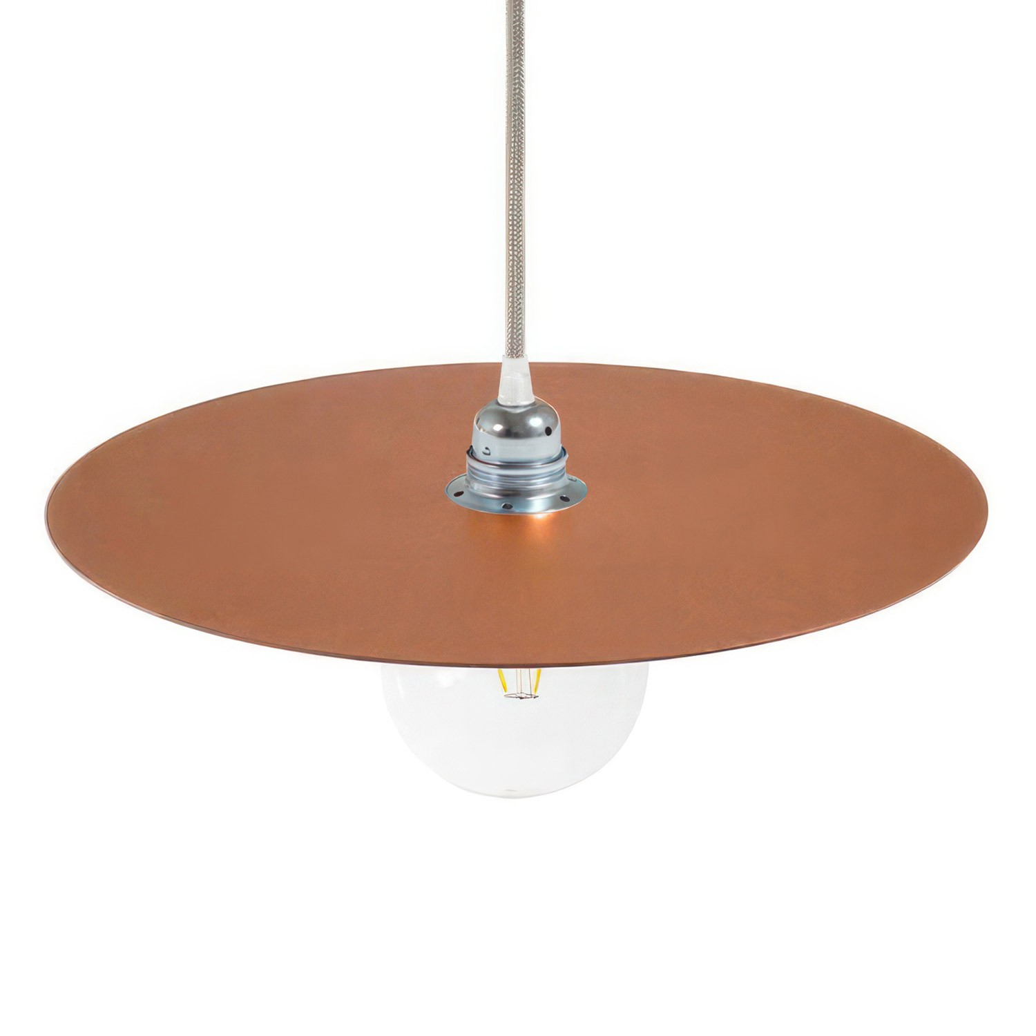 Ellepì oversize platt lampskärm för pendellampor, diameter 40 cm - Tillverkad i Italien