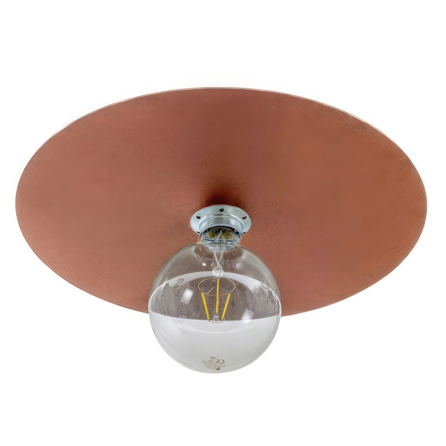 Ellepì oversize platt lampskärm för pendellampor, diameter 40 cm - Tillverkad i Italien