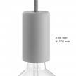 EIVA PASTEL, världens första utomhus E27 IP65 lamphållare för självmontering i silikon