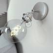Fermaluce Metal 90°, den justerbara vägg- eller taklampa E27 gängad lamphållare