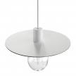 Ellepì oversize platt lampskärm i Dibond för pendellampa för utomhusbruk, diameter 40 cm - Tillverkad i Italien