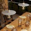 Ellepì oversize platt lampskärm i Dibond för pendellampa för utomhusbruk, diameter 40 cm - Tillverkad i Italien