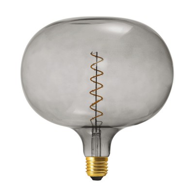 Cobble XXL Pastellgrå LED-lampa Pastel-Kolletion Spiralfilament 5W E27 Dimbar 2150K