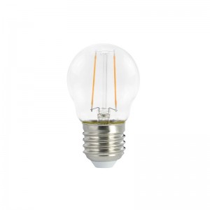 Globetta G45 Dekorativ Transparent LED-lampa 2W Dimbar 2700K