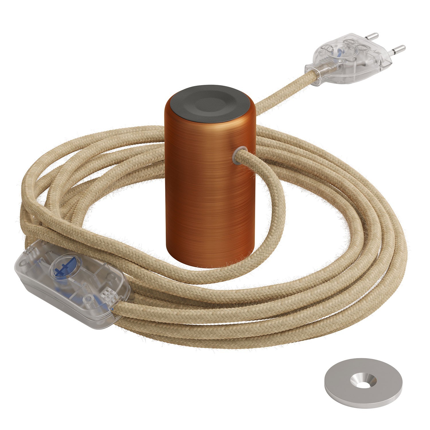 Magnetico®-Plug Elegant, färdigmonterad magnetisk lamphållare