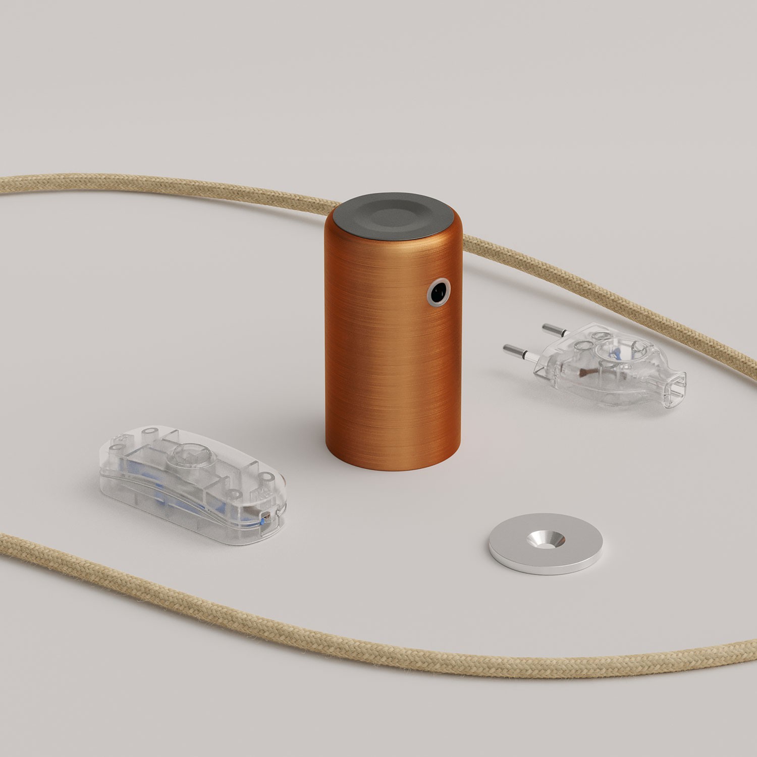 Magnetico®-Plug Elegant, färdigmonterad magnetisk lamphållare