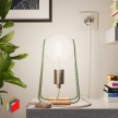 Taché Metal, bordslampa komplett med textilkabel, strömbrytare samt 2 polig stickpropp