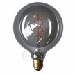 Eiva Snake Elegant, portabel utomhuslampa, 5 m textilkabel, IP65 vattentät lamphållare och kontakt