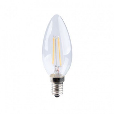Olivia LED-lampa transparent glödtråd 6W E14 2700K