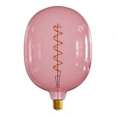 Egg Berry Red XXL LED-lampa, Pastel Kollektion, spiral glödtråd, 5W E27 Dimbar 1800K