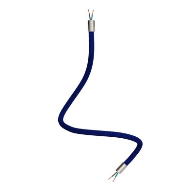 Kit Creative Flex flexibel rörledning täckt med Marinblått RM20 tyg med terminaler i metall