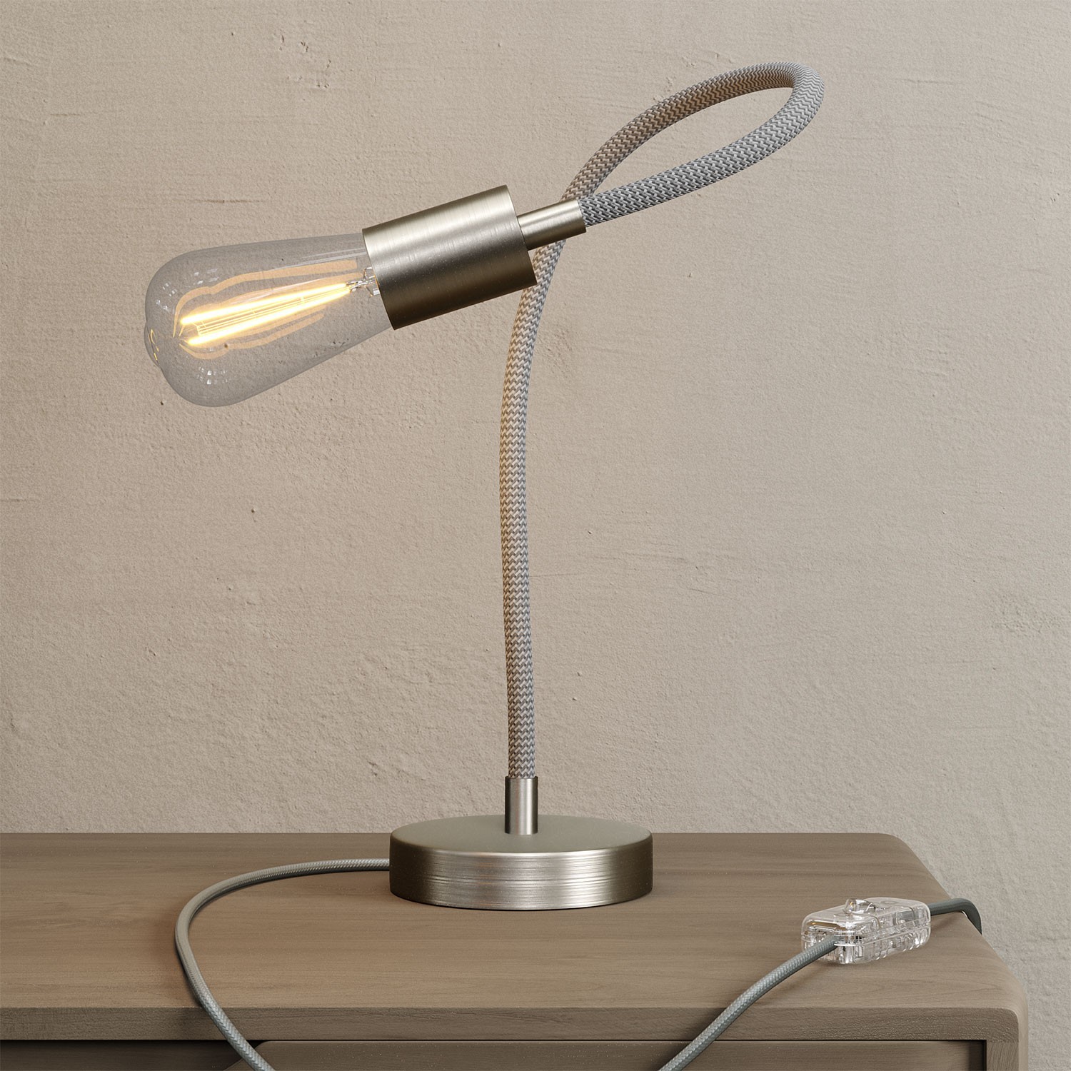 Flex flexibel bordslampa som ger diffust ljus