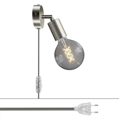 Spostaluce lampa med justerbar koppling i metall