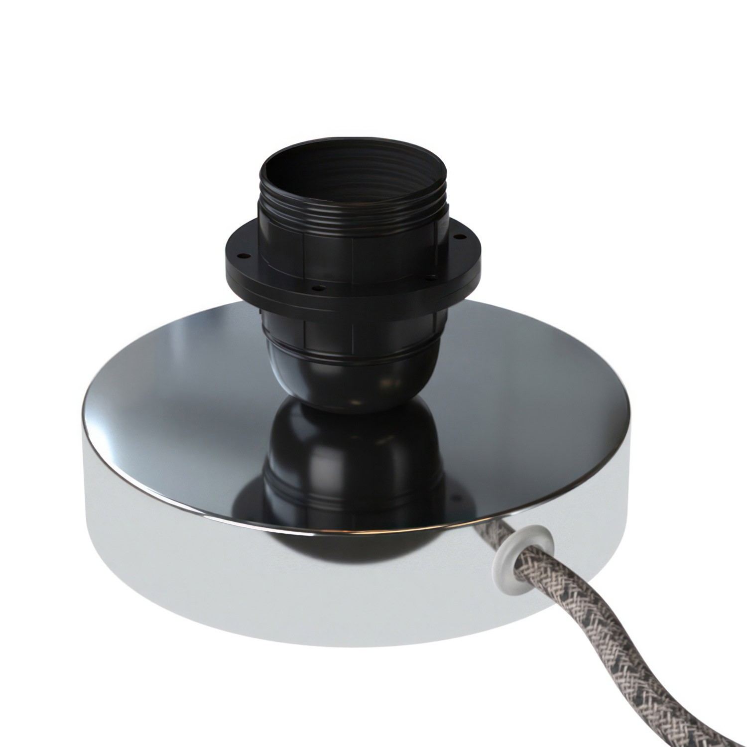 Posaluce till lampskärm - Bordslampa i metall