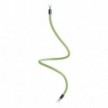 Kit Creative Flex flexibel rörledning täckt med RM77 gräsgrönt tyg med terminaler i metall