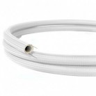 Creative-Tube flexibelt kabelrör, täckt med RM01 Vitt tyg, diameter 20 mm