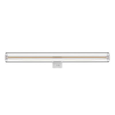 Linjär transparent S14d LED-lampa - längd 300 mm 6W 520Lm 2700K dimbar - S01