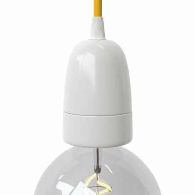 Kit lamphållare E40 i porslin