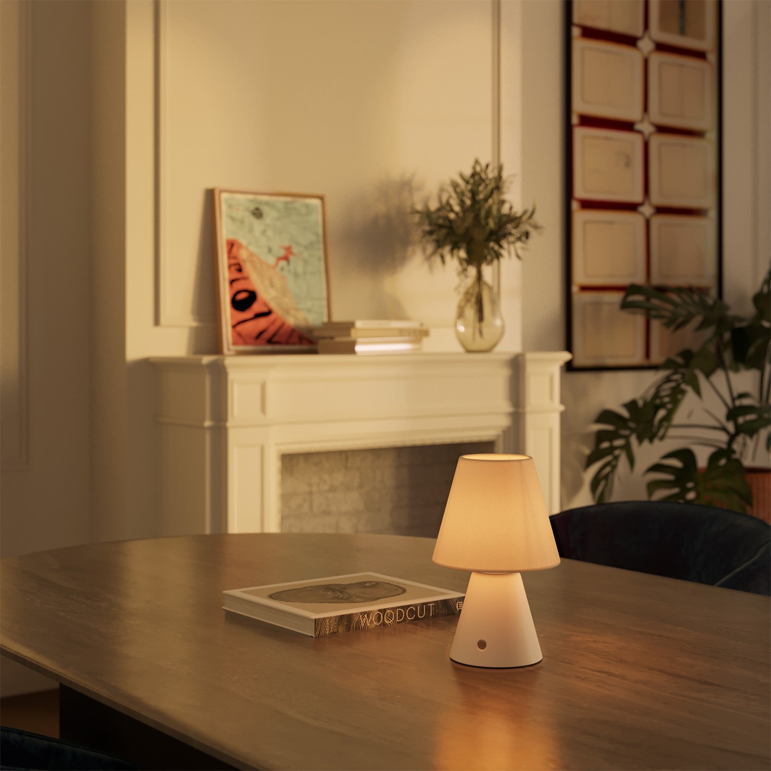 Impero mini lampskärm med E27-fäste för bords- eller vägglampa