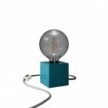 Blå bordslampa - Cubetto