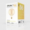 C56 Globo G125 gyllene LED-lampa Carbon Line Vertikal Filamenttråd 7W E27 Dimbar 2700K