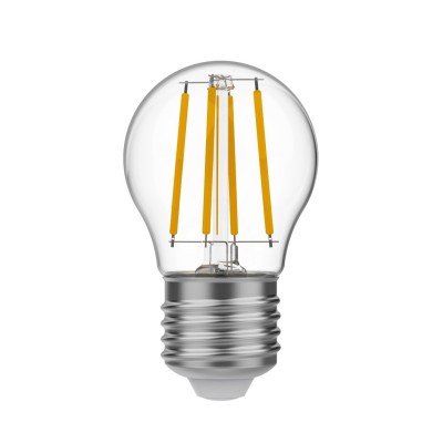 Mini Glob G45 transparent LED-lampa 4W 470Lm E27 2700K - E01