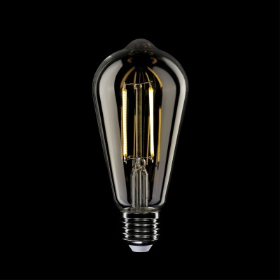 Edison ST64 Transparent LED-lampa 7W 806Lm E27 2700K Dimbar - T02