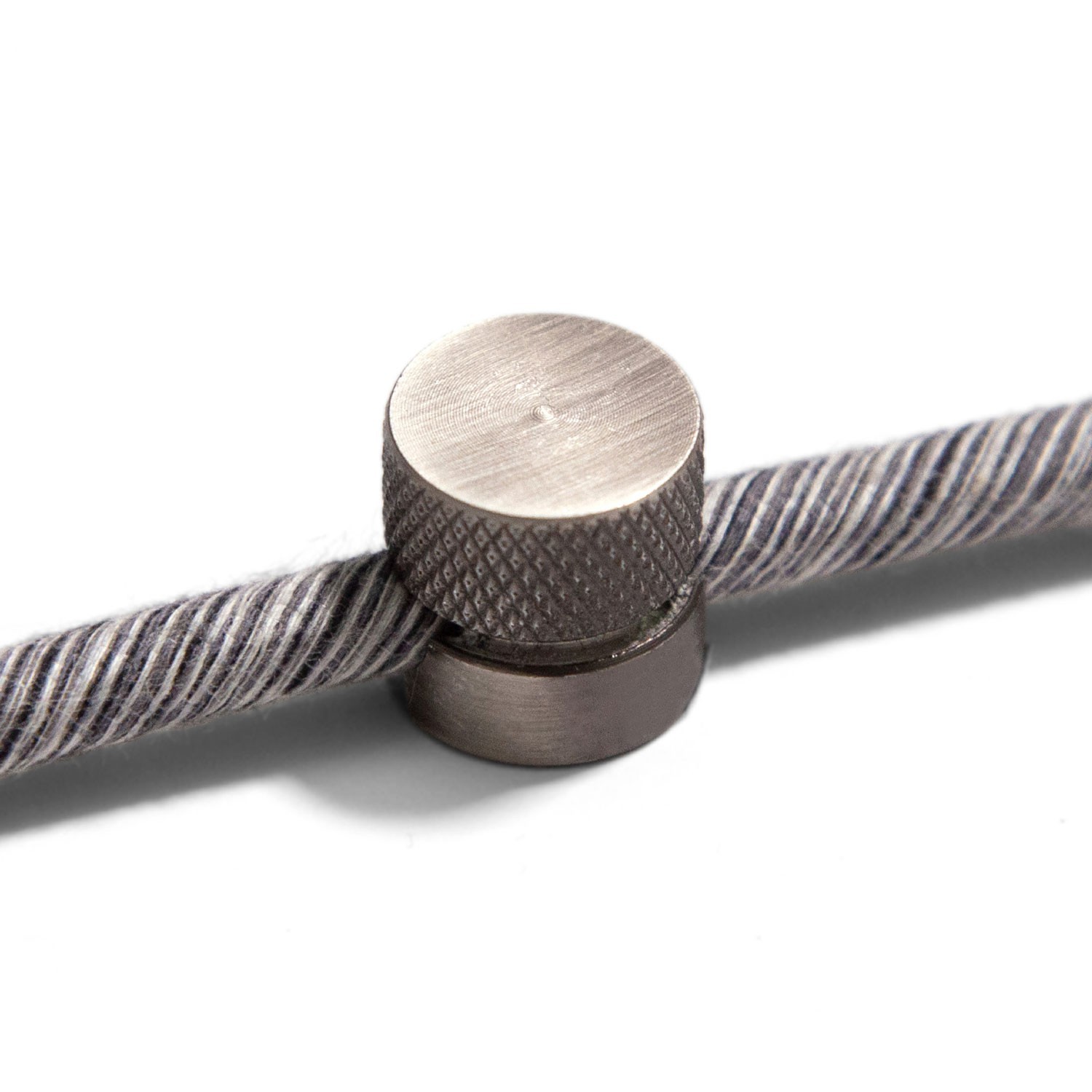 Sarè - Väggmontering, kabelklammer i metall för textilkabel - 2 st.
