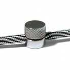 Sarè - Väggmontering, kabelklammer i metall för textilkabel - 2 st.