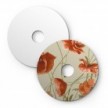 Ellepì platt mini-lampskärm med blommig design "Blossom Haven", diameter 24 cm - Tillverkad i Italien