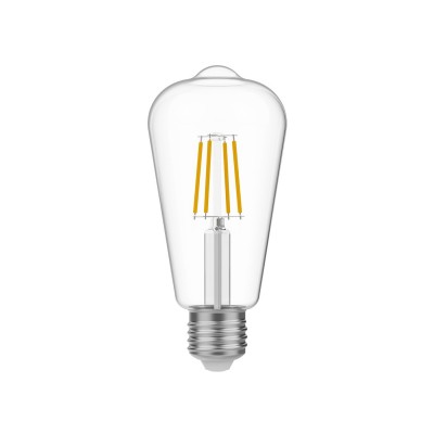 Edison ST64 Transparent LED-lampa 4W 470Lm E27 2700K - E03