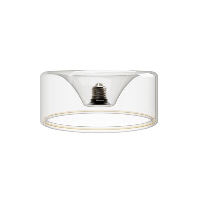 Ghost Line Recessed Donut Transparent LED-lampa 6W 500Lm E27 2200K Dimbar - G02