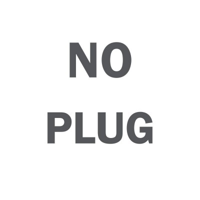 Without plug