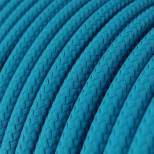 Rund textilkabel RM11 - Azurblå