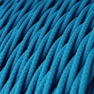 Tvinnad textilkabel TM11 - Azurblå