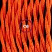 Sladdställ med fotströmbrytare, TM15 Orange Viskos 3 m. Välj färg på strömbrytare och kontakt