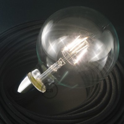 Vintage Decorative filament ljuskälla LED 4W Globe XL G125 Clear Warm Light