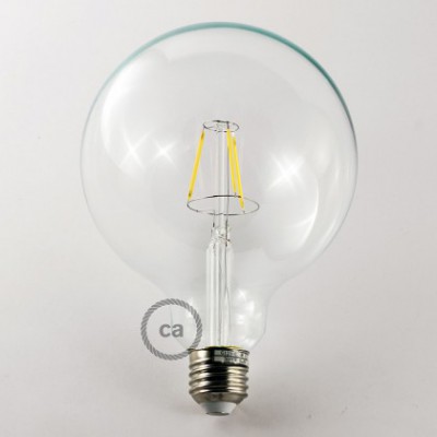 Vintage Decorative filament ljuskälla LED 4W Globe XL G125 Clear Warm Light