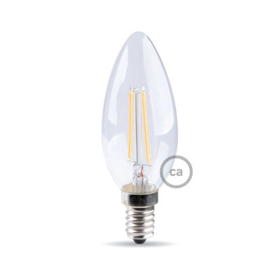 Lampa filament LED Olive 4,5W E14 Klar 2700K