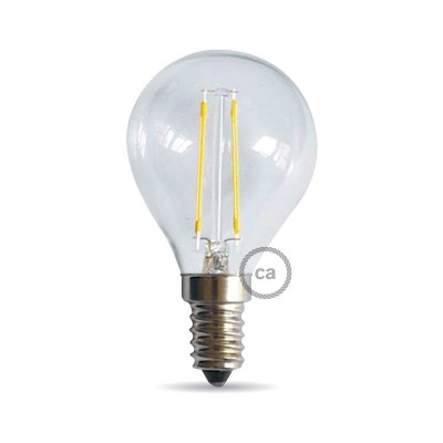 Lampa filament LED Sphere 4W E14 Klar