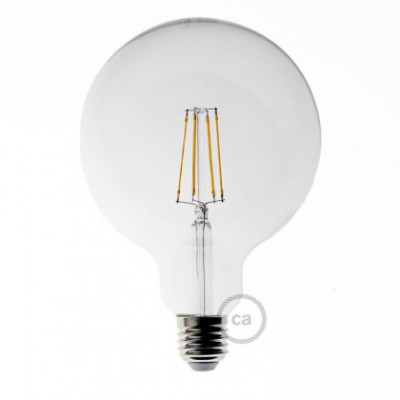 Lampa filament LED Globe 6W E27 Klar