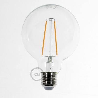 Vintage Glob filament ljuskälla LED G95 Warm Light 2200K
