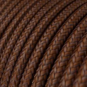 Rund textilkabel - RM36 Rust